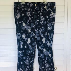 Anthropologie Floral Pilcro Hyphen Chino Pants